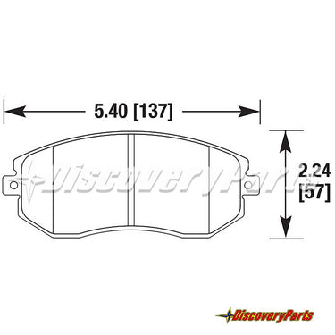 Carbotech FRS-BRZ-GT86 Front Brake Pad Set CT1539